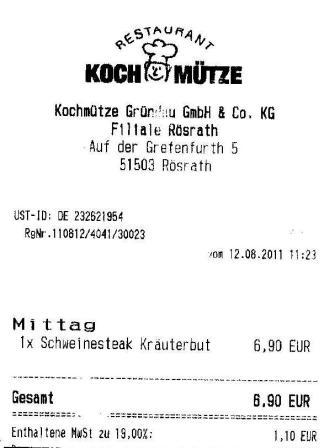 enfs Hffner Kochmtze Restaurant